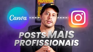 3 DICAS DE CANVA PARA POSTS MAIS PROFISSIONAIS CANVA GRÁTIS [upl. by Atinuhs36]