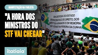 PARLAMENTARES FAZEM DISCURSO CONTRA O STF EM MANIFESTAÇÃO NA AV PAULISTA [upl. by Uriel]