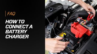 FAQ  How to connect a battery charger [upl. by Naitsyrk89]