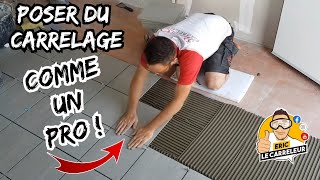 Comment POSER DU CARRELAGE au solTechnique Conseils et Astuces [upl. by Duffy]