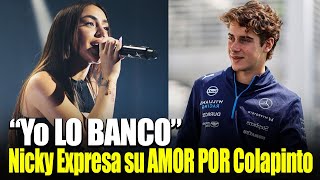 🏁 ¿Rivalidad o AMOR Nicki Nicole y el piloto argentino 💥 [upl. by Estel]