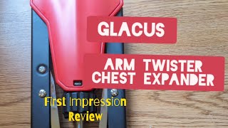 GLACUS Hydraulic Chest Expander Arm Twister  First Impression Review [upl. by Lyon]