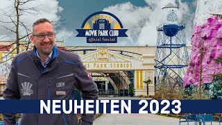 Neuheiten 2023  Movie Park Germany [upl. by Jovitah]