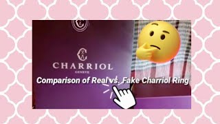 COMPARISON OF REAL VS FAKE CHARRIOL RING [upl. by Harriman402]