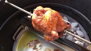 Rotisserie Chicken on my Weber Master Touch Premium E5775 [upl. by Samul]