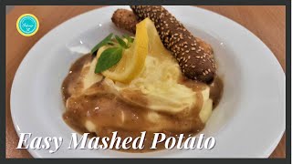 Homemade Creamy Mashed Potatoes amp Gravy Recipe In only 10 minutes [upl. by Annovahs]