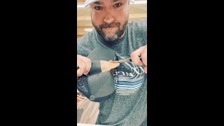 Watch this hat patch peel test featuring our DurraBull heat activated hat patch adhesive [upl. by Bautram650]