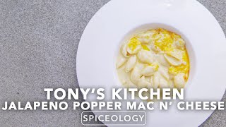 JALAPENO POPPER MAC N CHEESE  TONYS KITCHEN [upl. by Hayidan10]