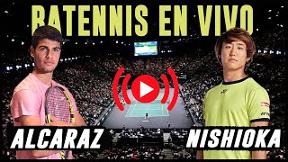 Carlos Alcaraz vs Yoshihito Nishioka  Masters de Paris [upl. by Llenrahs213]