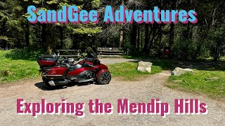 SanGee Adventures Exploring the Mendip Hills on my Can Am [upl. by Latreece]