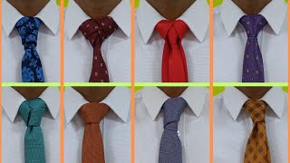 8 Different ways to tie a tie  How to tie a tie [upl. by Liauqram]