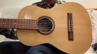 Giannini Classical Acoustic Nylon String Guitar Serie Estudo 1900 Brazil [upl. by Mabel]