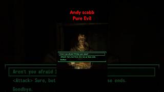 Fallout New Vegas characters good or evil Andy scabb [upl. by Anom]