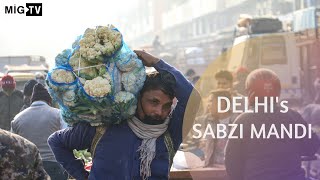 Okhla Mandi vegetable sellers support protesting farmers  Delhi sabzi Mandi  India 2020 [upl. by Analaj]