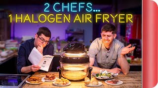 2 Chefs Test a Halogen Air Fryer  Sorted Food [upl. by Ahsial]