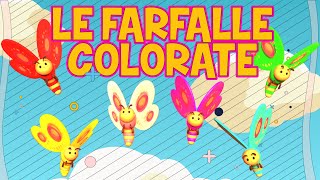 La farfalle colorate  baby dance  canzoni per bambini  musica per bimbi [upl. by Florenza339]