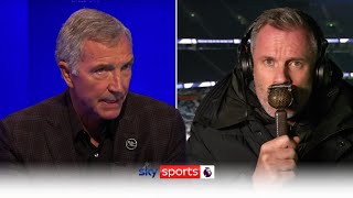 Jamie Carragher amp Graeme Souness clash over Jordan Pickfords tackle on Virgil Van Dijk [upl. by Sloane120]