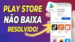 PLAY STORE NÃO BAIXA NADA Download Pendente RESOLVIDO [upl. by Adnalram58]