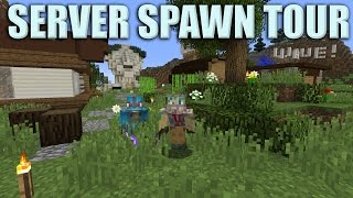 Wave Server Spawn Tour  Minecraft Survival SMP [upl. by Notnroht]