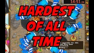 WORLD RECORD SPEED RUN HARDEST MAP  TAR PITS IMPOPPABLE [upl. by Einnil]