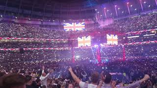 England national Anthem Sung by 70000 supporters Beautiful [upl. by Aniteb]