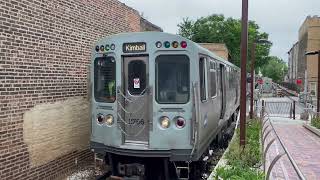 CTA Brown Line Trains  Francisco 2 [upl. by Ennazus729]