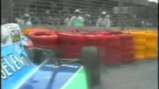 Schumacher and Hill crash Australia 1994 [upl. by Andreas]