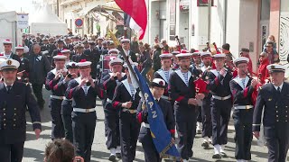 Escale à Sète 2024  le grand défilé des musiques et des équipages avec plus de 1000 participants [upl. by Alda]