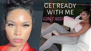 FULL GRWM GLOWY MAKEUP  MAKEUP  OUTFIT Briana Monique [upl. by Genesa]