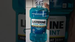 Listerine Cool Mint Antiseptic Mouthwash 500 ml listerine listerinecoolmint obatkumurmulut [upl. by Ycnuahc]