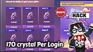 How To Make A Crystal generator in Skyblock😯 [upl. by Henghold671]