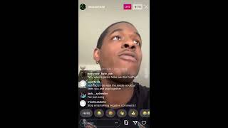 POP SMOKE BROTHER Obasi Jackson SAYS Dusty Locaine IS NOT POP SMOKE COUSIN  IG LIVE [upl. by Noni]