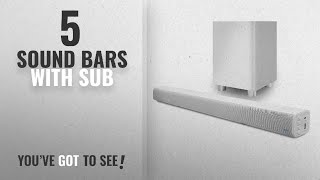 Top 5 Sound Bars With Sub 2018 Pure Acoustics Wireless Surround Bar and Subwoofer White [upl. by Ialokin727]