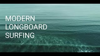 MODERN LONGBOARD SURFING NOSE RIDING 92 SINGLE FIN [upl. by Nolasba]