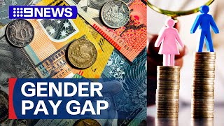 Australia on track to close gender pay gap  9 News Australia [upl. by Akeihsal]