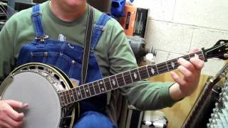 Uncloudy Day  Walk Through and Demo  5 String Banjo  Bluegrass [upl. by Royce]