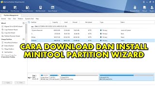 Cara Mudah Install Minitool Partition Wizard [upl. by Chon]