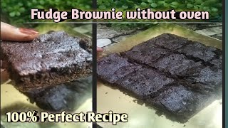 Chocolate Brownie Recipe How To Make Chocolate Without Oven Brownie kaise banaye YZ Bak [upl. by Ruyam]