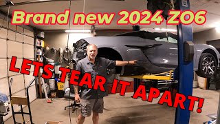 It sounds INSANE Custom TITANIUM exhaust built from scratch Brand new 2024 ZO6 Must watch [upl. by Wagoner416]