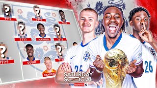 Predicting the England XI to WIN the 2026 World Cup 🏆  Saturday Social [upl. by Loutitia]