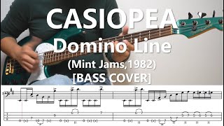 Casiopea  Domino Line Bass Solo With Tabs【Bass Cover】 [upl. by Sclar101]