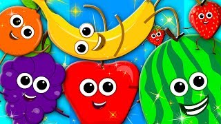 learn colors  fruits song  nursery rhymes  learning colors  preschool kids tv [upl. by Tara]