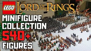 MY LEGO LOTR 540 MINIFIGURE COLLECTION [upl. by Ranzini478]