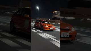 ナイトドライブ1 シビックEK9 VTECサウンド！ ホンダ honda hondacivic シビック ホンダシビック [upl. by Dnomad583]