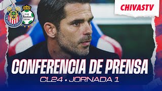 Fernando Gago en Conferencia de Prensa  Chivas vs Santos  J1 Clausura 2024 [upl. by Yvi219]