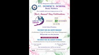 First Annual Day Celebrations  ST DOMINICS SCHOOL BAAD MATHURA [upl. by Steffane]