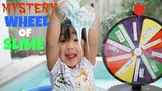 MYSTERY WHEEL OF SLIME CHALLENGE [upl. by Mendie]