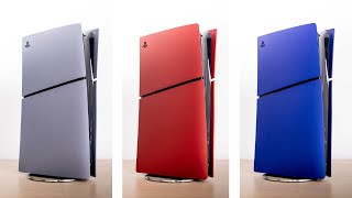 Unboxing All PS5 Slim Console Cover Colors [upl. by Caasi812]