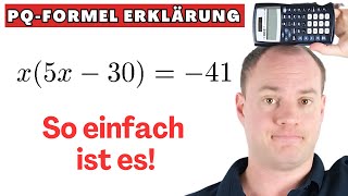 Endlich verstehen PQFormel Erklärung [upl. by Ellezaj]