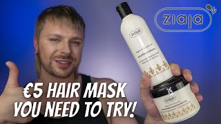 ZIAJA HAIR PRODUCTS  Review  Trying Out Polish Hair Care  Affordable Hair Mask For Dry Hair [upl. by Ellebana66]